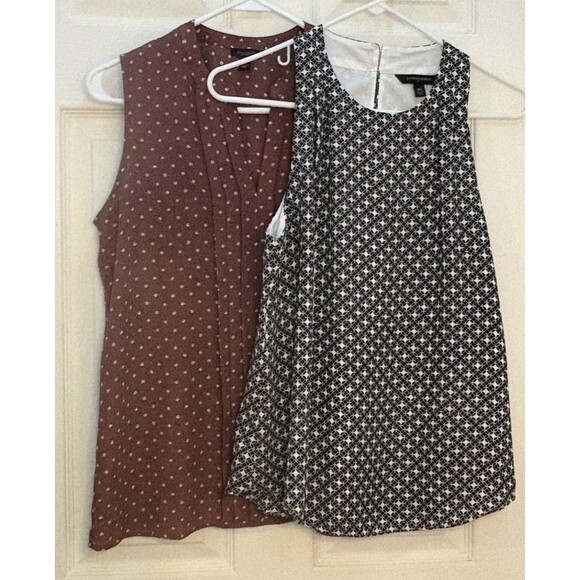 Loft Banana Republic Womens Lot Of 2 Sleeveless Lightweight Career Office Sz XS - Picture 1 of 12
